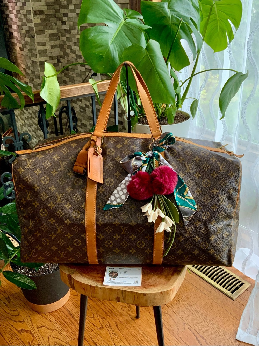 ❌ SOLD ❌ Louis Vuitton Keepall 55 Monogram Travel Bag | Entrupy COA - Picture 16 of 16